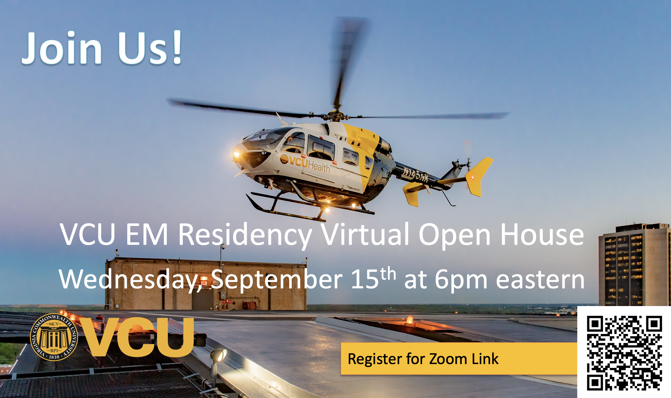 VCU EM Residency Virtual Open House